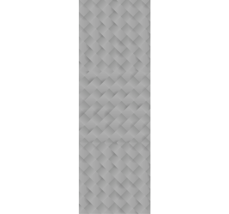 Home office blind in grey squares pattern - TenStickers