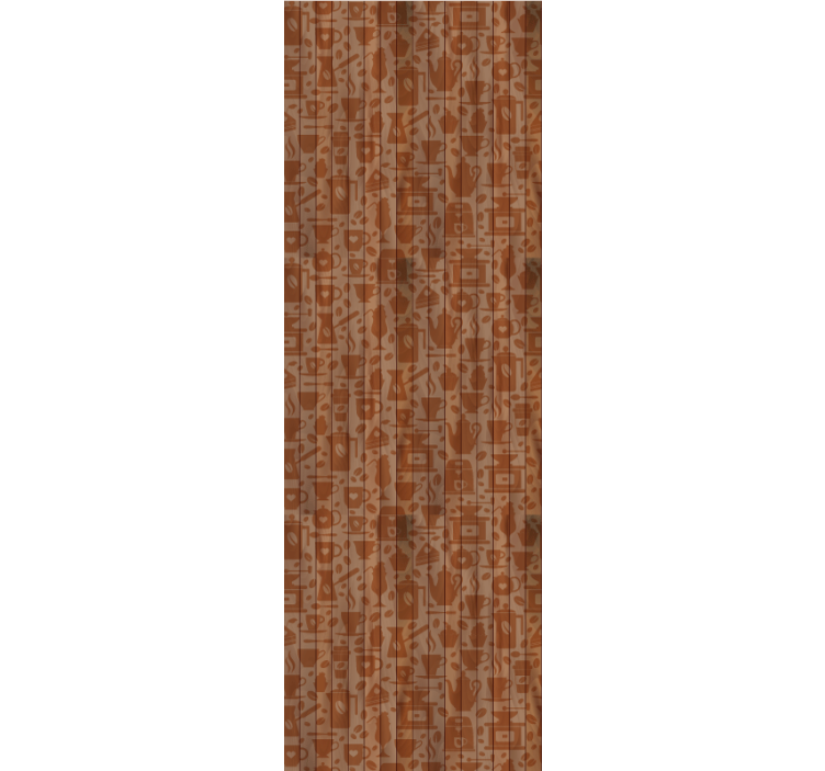 Kitchen blind with cafeteria designs - TenStickers