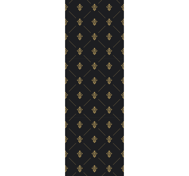 Kitchen blind in elegant dark tiles - TenStickers