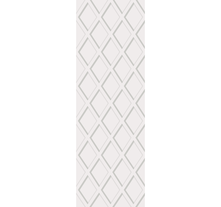 Dining room blind with 3d rhombus hamptons design - TenStickers