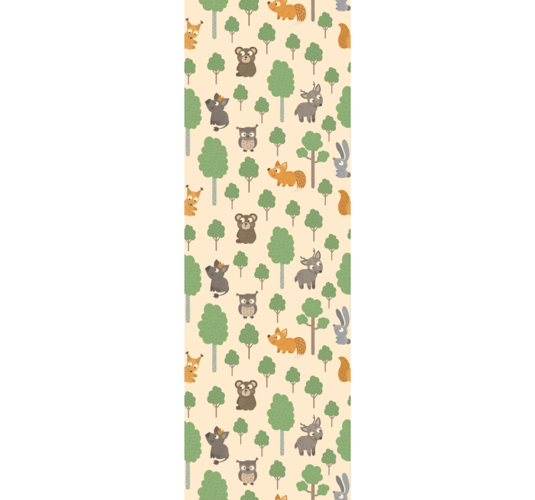 Childrens blind with forest creatures pattern - TenStickers