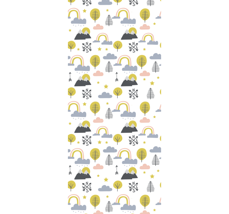 Childrens blind playful nature scene - TenStickers