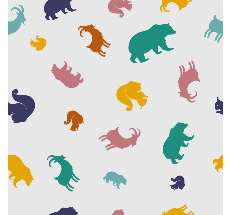 Childrens blind chamois and bears pattern - TenStickers