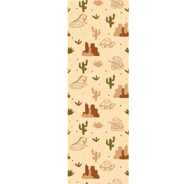 Childrens blind featuring desert wild animals - TenStickers