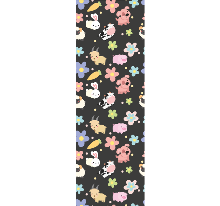 Childrens blind wild animals and rabbits - TenStickers