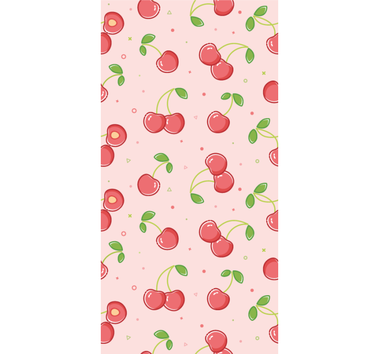 Childrens blind pink cherries - TenStickers