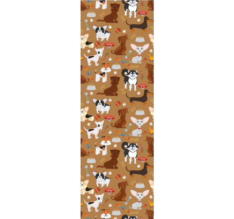 Childrens blind with adorable puppy pattern - TenStickers