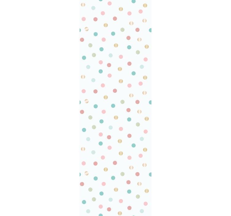 Childrens blind with glitter confetti polka dots - TenStickers