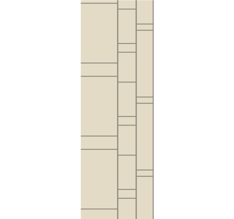 Office blind contemporary block design - TenStickers
