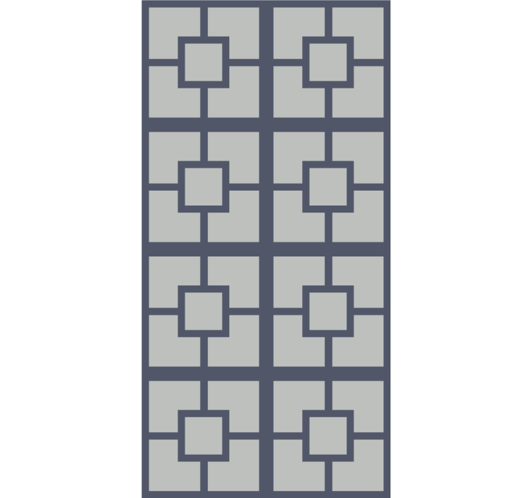 Office blind square pattern design - TenStickers