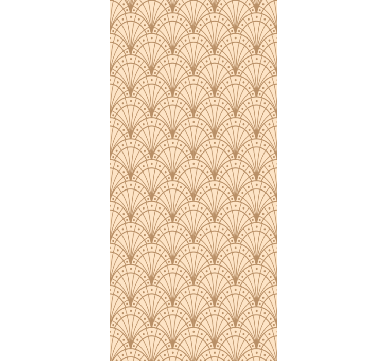 Office blind with elegant fan design - TenStickers