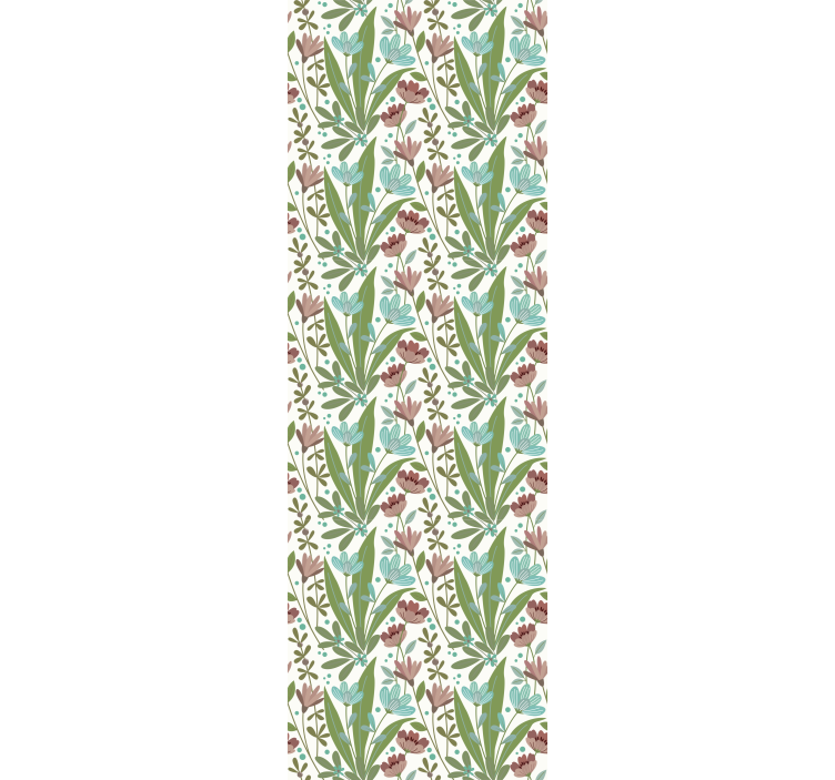 Office blind granny chic floral design - TenStickers