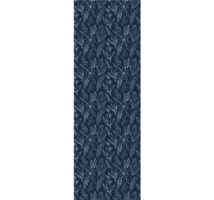 Office blind with seamless floral design of lilies - TenStickers