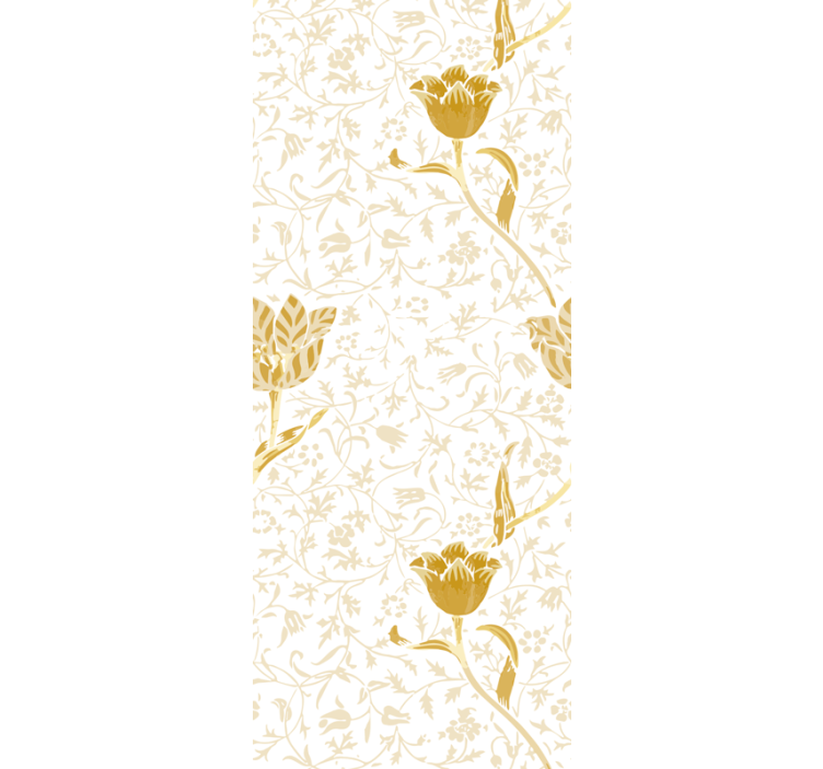 Office blind botanical wildflowers design - TenStickers