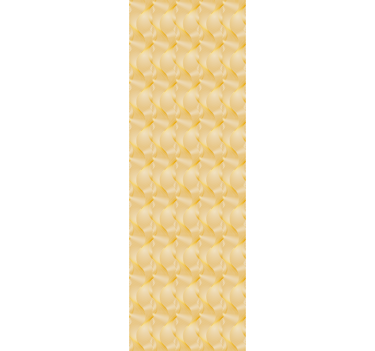 Office blind gold foil wave illusion - TenStickers