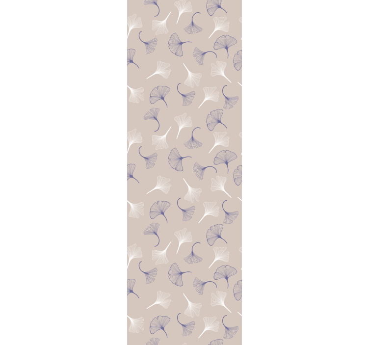 Office blind ginkgo leaves cream - TenStickers