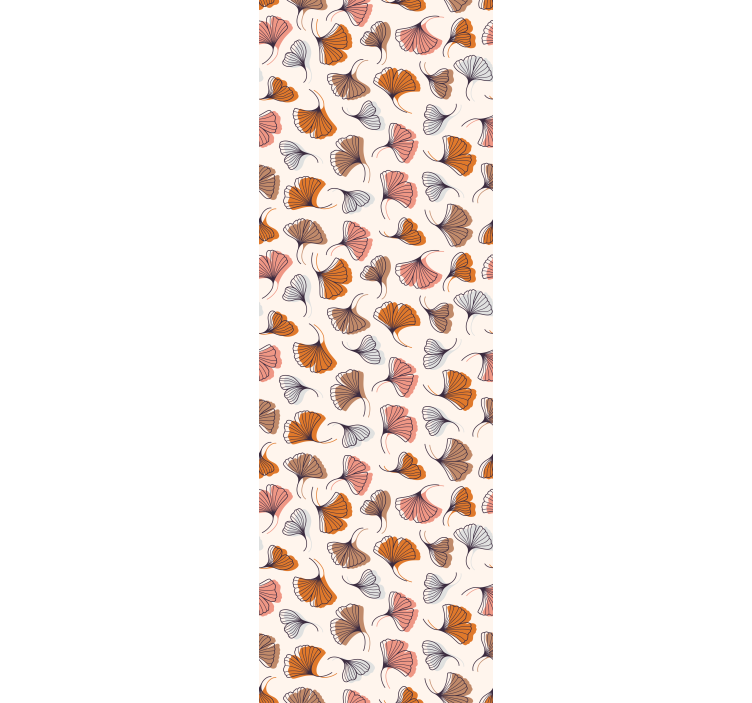 Office blind ginkgo leaves hand drawn design - TenStickers