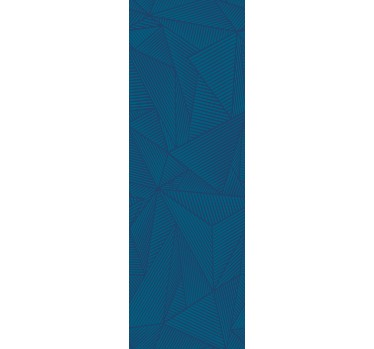 Office blind in blue geometric simple pattern - TenStickers