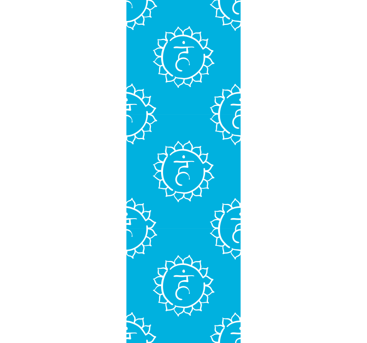 Office blind throat chakra design - TenStickers