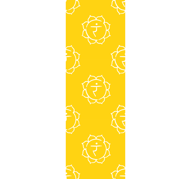 Office blind solar plexus chakra design - TenStickers
