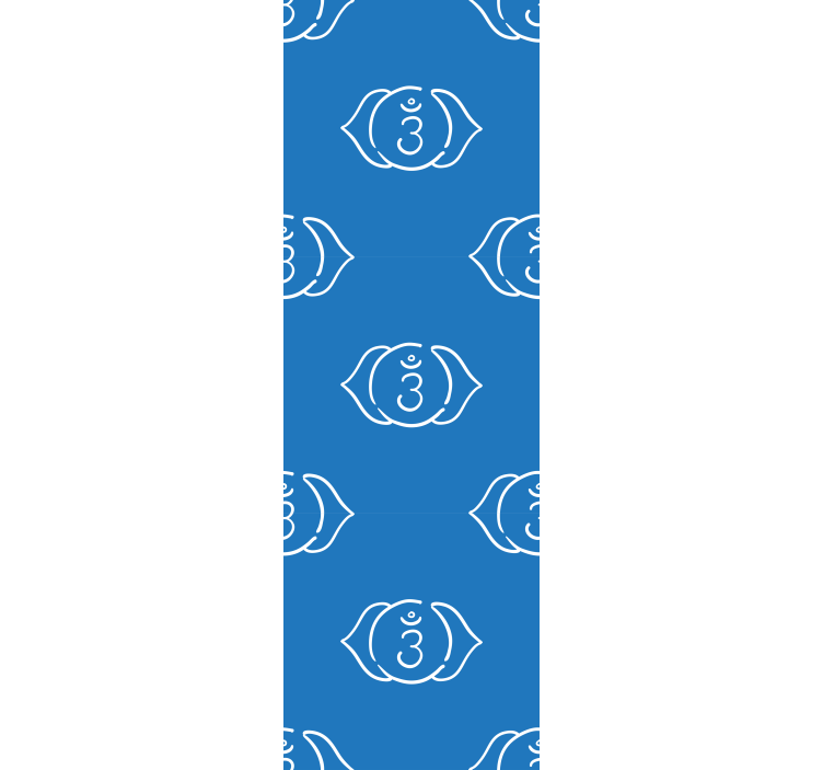 Office blind with third eye chakra design - TenStickers
