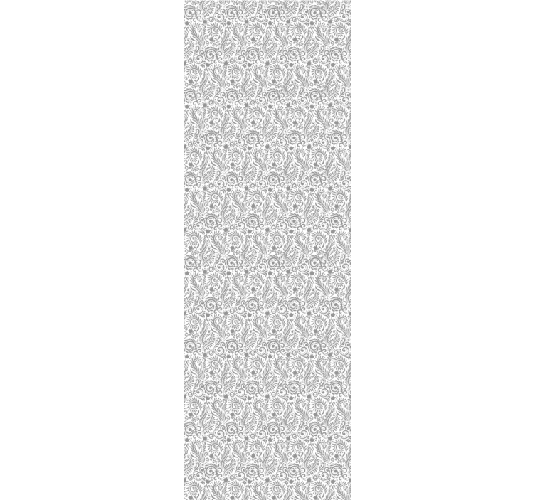 Office blind with vintage ornamental flowers - TenStickers