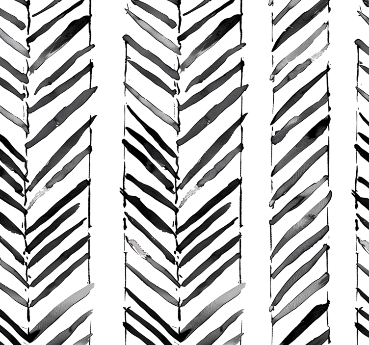 Office blind in black and white geometric design - TenStickers