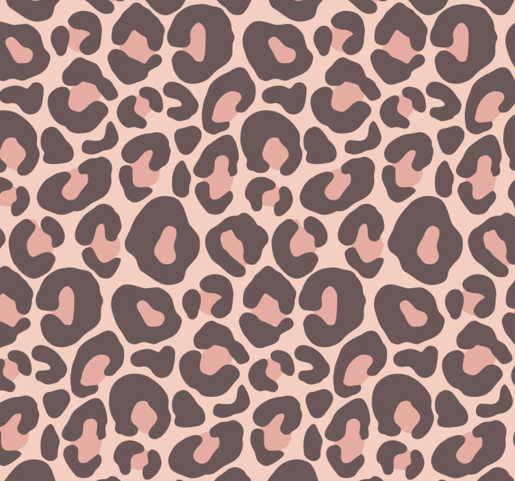 Teenage roller blind in pink leopard print - TenStickers
