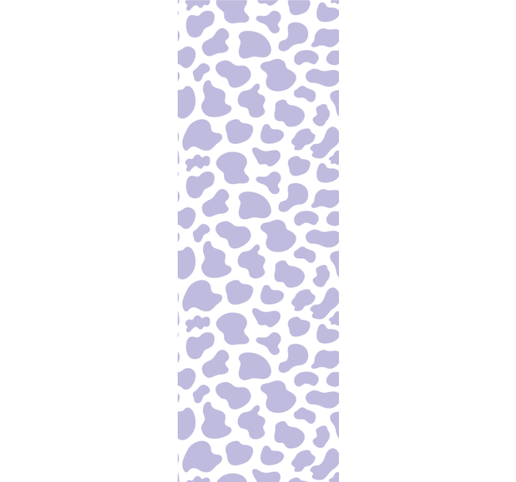 Teenage roller blind in purple cow print - TenStickers