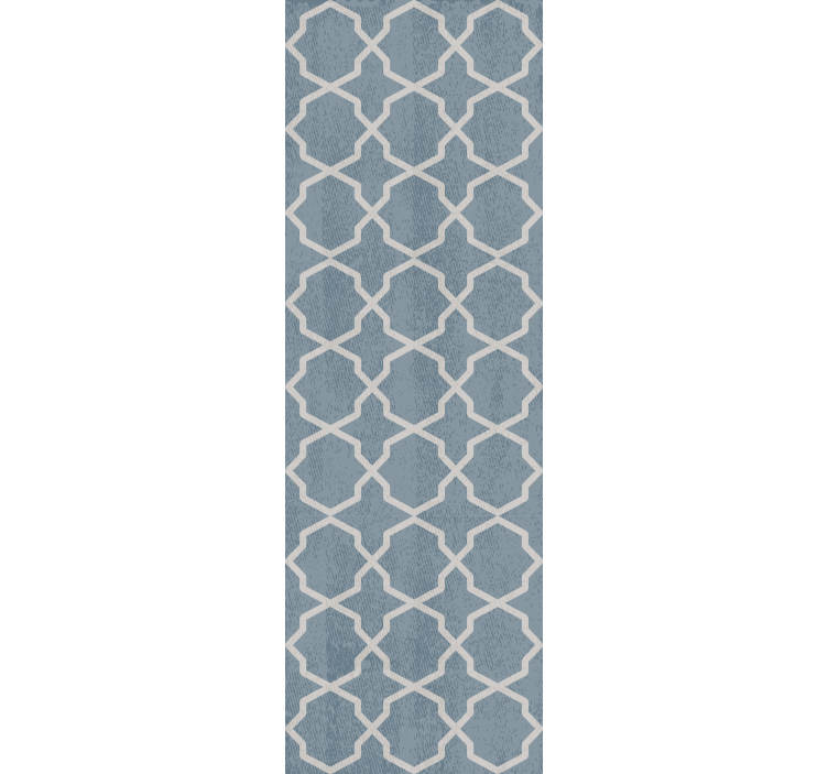 Modern blind in elegant blue design - TenStickers