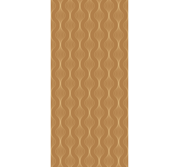 Modern blind with elegant curves pattern - TenStickers