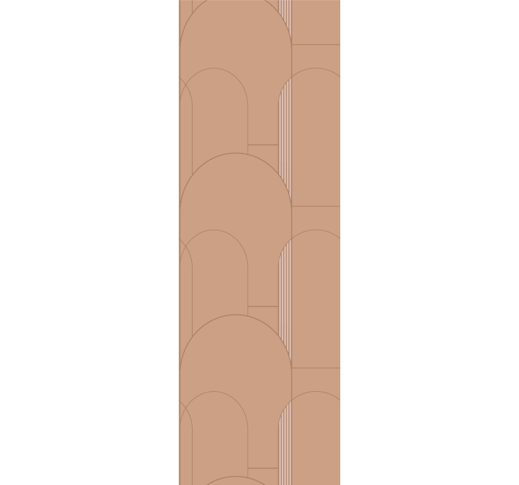 Modern blind beige arch patterns - TenStickers