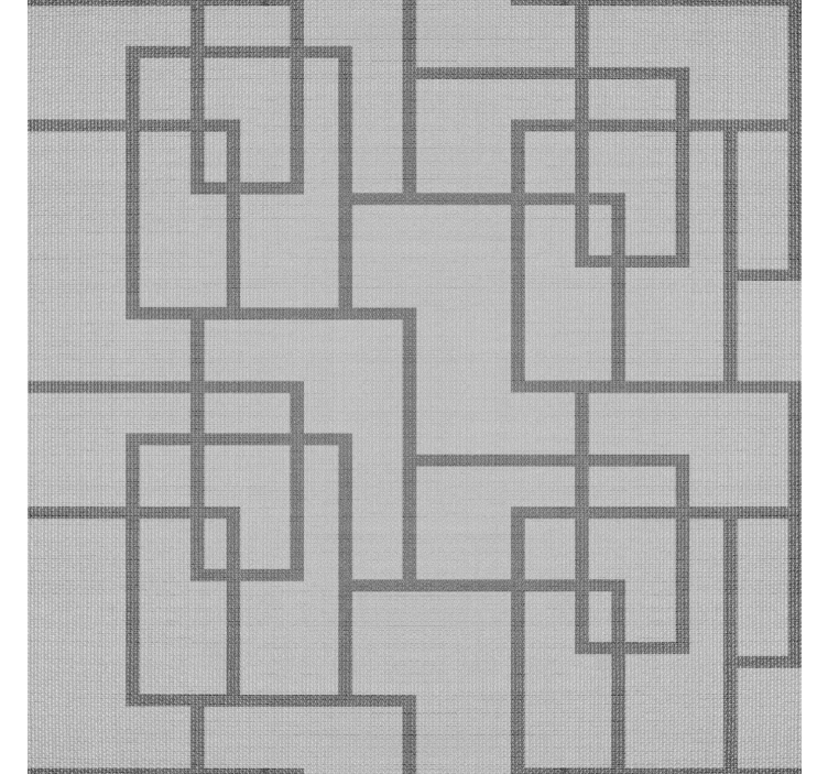 Modern blind with gray geometric lines - TenStickers