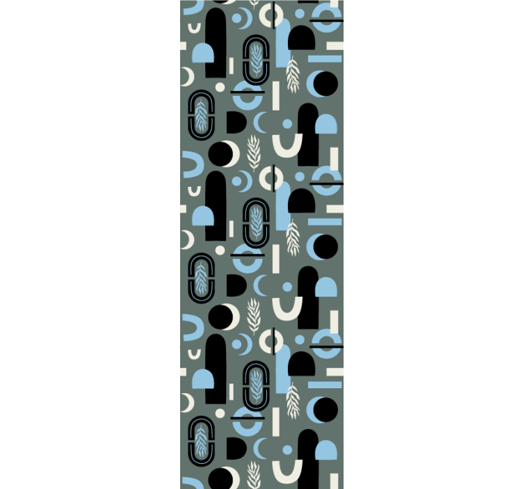 Modern blind geometric shapes collage - TenStickers