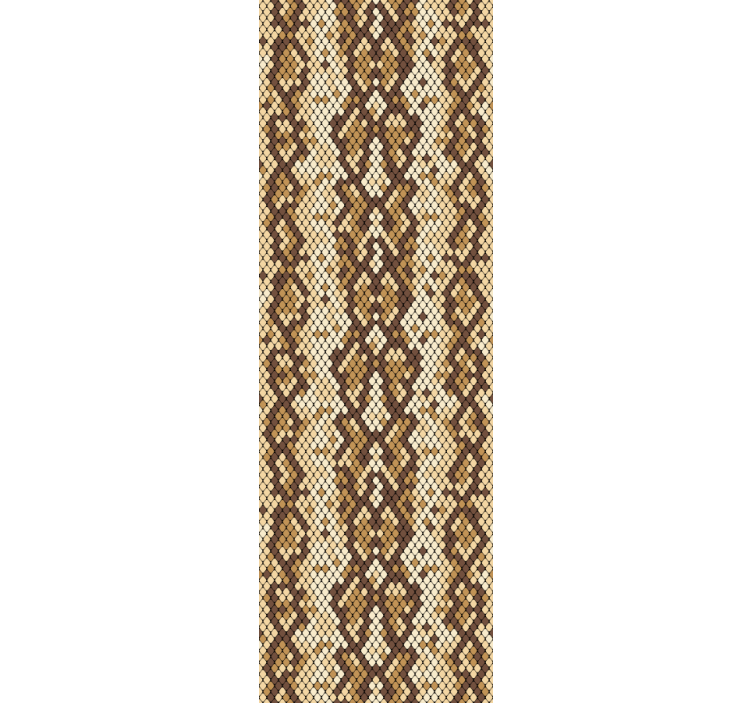Modern blind with snake skin design - TenStickers