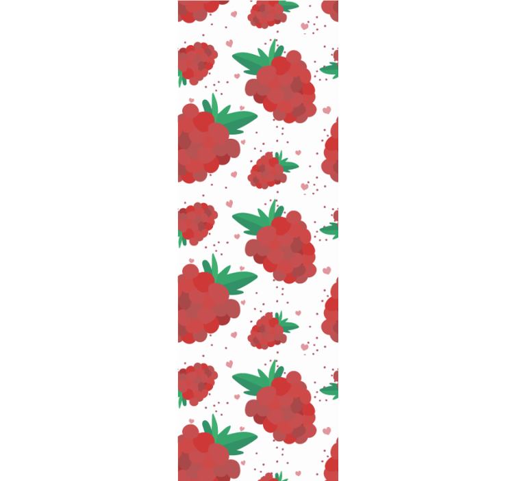 Modern blind berries watercolor stains pattern - TenStickers