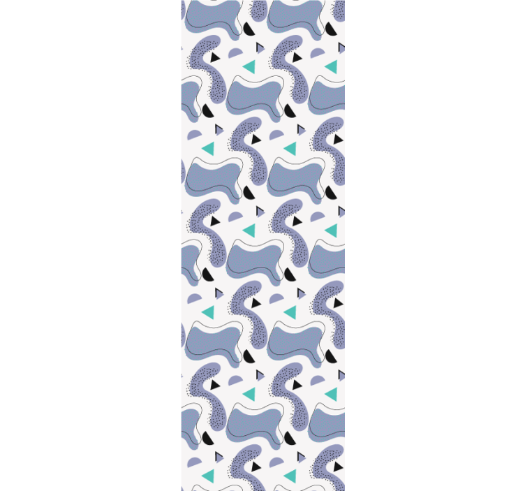 Modern blind in memphis color with white background - TenStickers