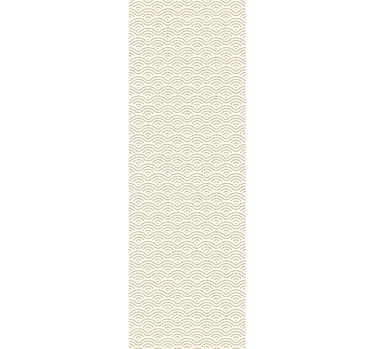 Modern blind serene gentle waves - TenStickers