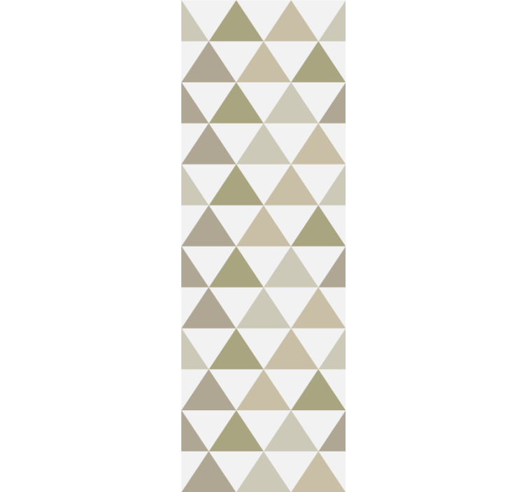 Modern blind in triangles of varying beige shades - TenStickers