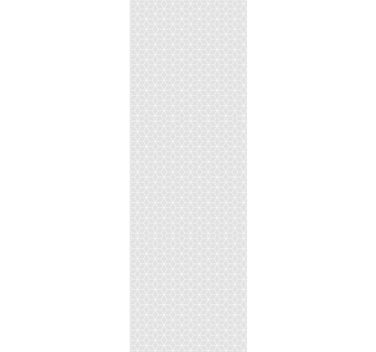 Modern blind grey parallelograms and hexagons - TenStickers