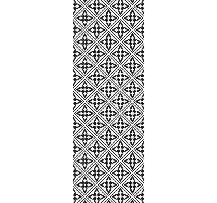 Modern blind with floral pattern design - TenStickers