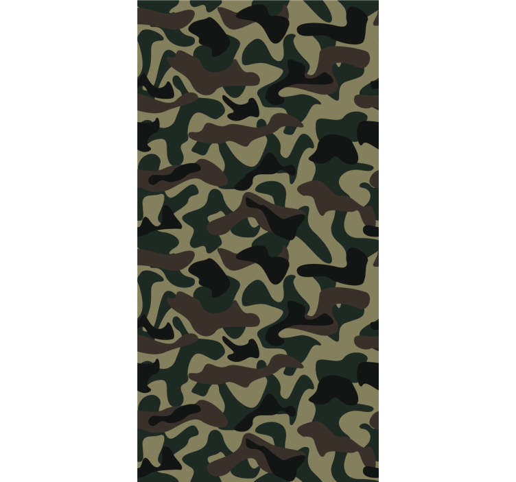 Modern blind in camouflage design - TenStickers