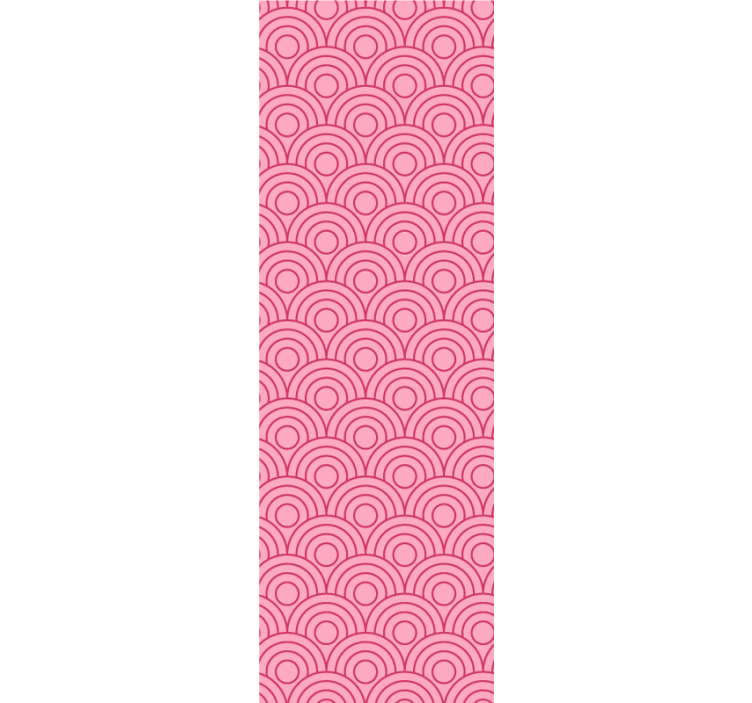 Modern blind in dark and light pink design - TenStickers