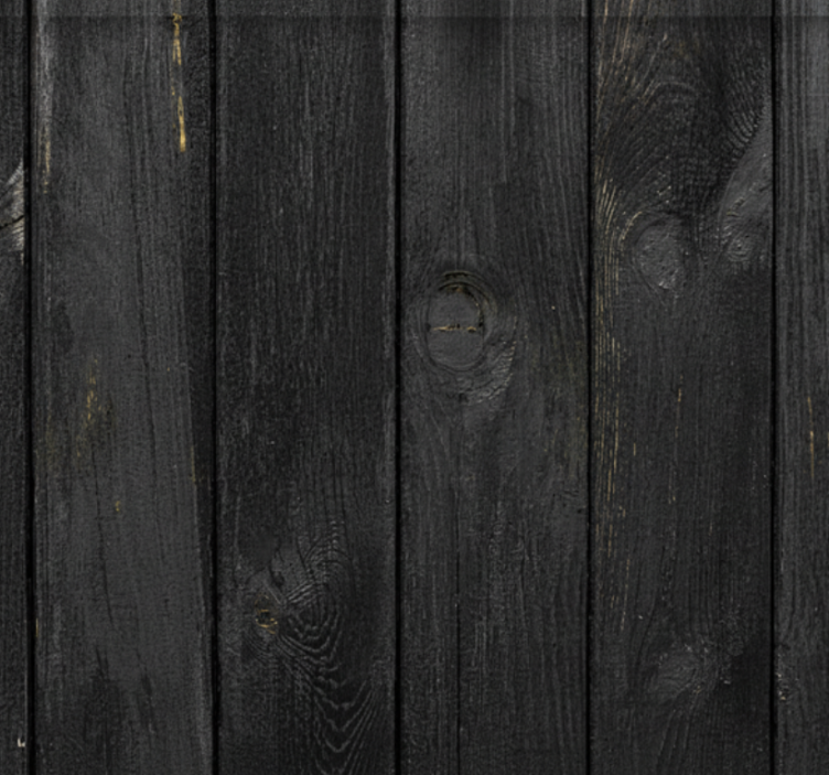 Texture and pattern blind burnt ebony wood planks - TenStickers
