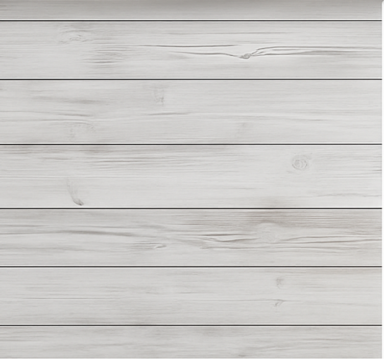 Texture and pattern blind horizontal white-washed timber - TenStickers
