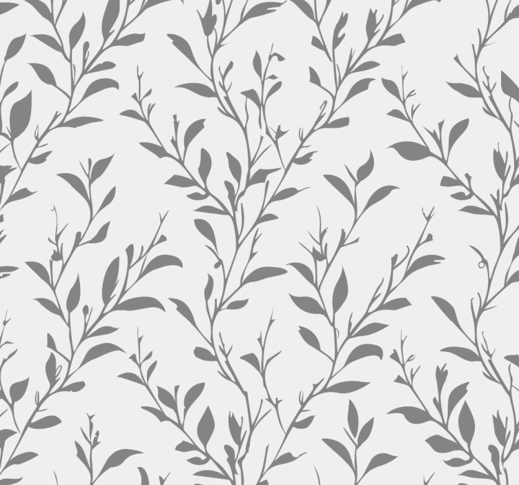 Grey blind olive leaves design - TenStickers