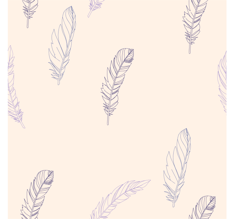 Pink blind feather design - TenStickers