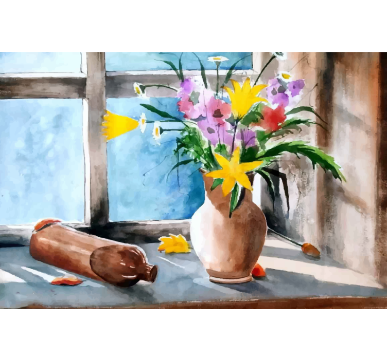 Kitchen blind vintage plant design - TenStickers