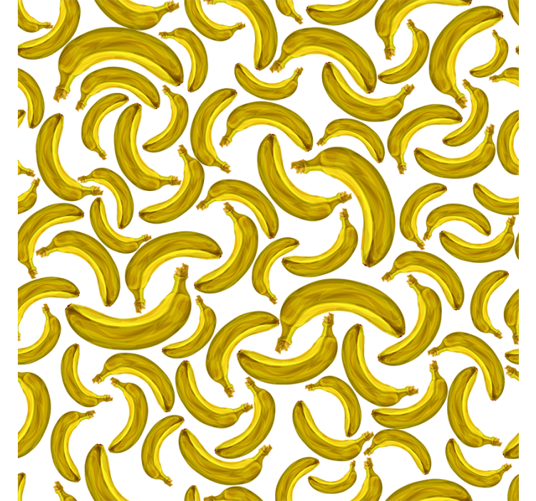 Yellow blind with banana pattern - TenStickers