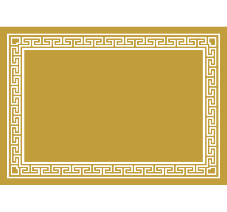 Yellow blind with greek design - TenStickers